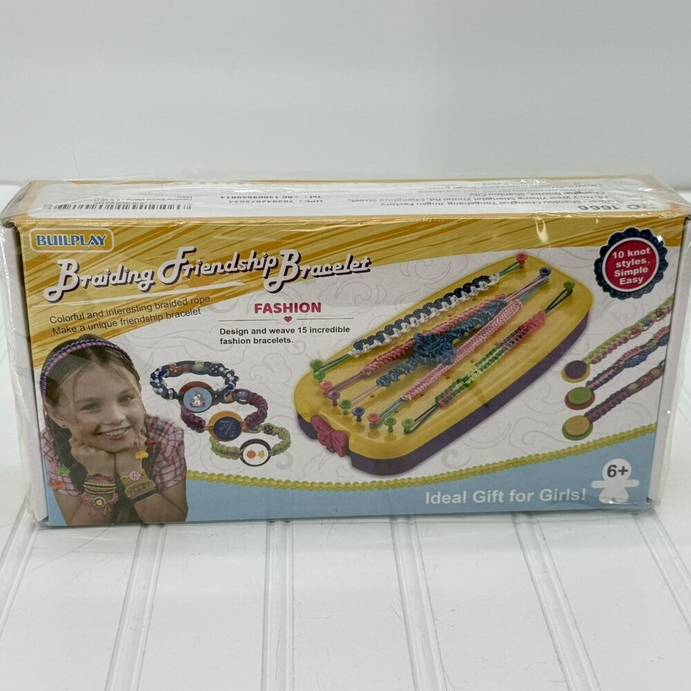 Friendship Bracelet Making Kit for Girls, Arts and Crafts Kit‎ Toys for Age 6+